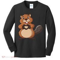 Beaver Lover Girl Women Kids Long Sleeve Shirt thumb 0