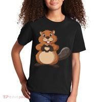 Beaver Lover Girl Women Kids T-Shirt thumb 2