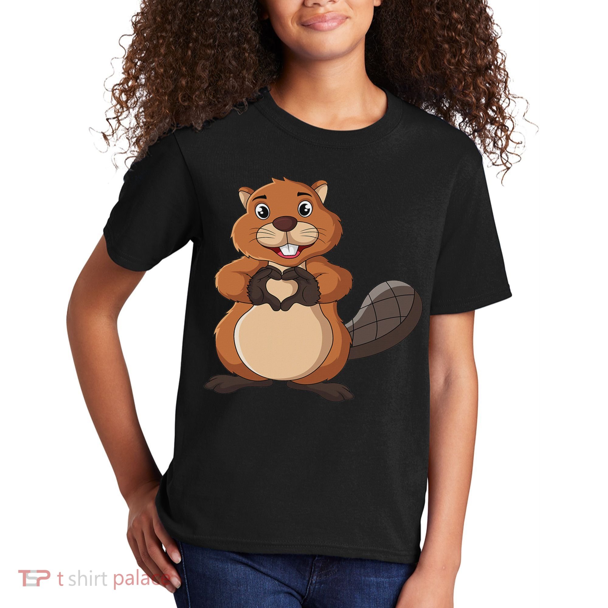 Beaver Lover Girl Women Kids T-Shirt