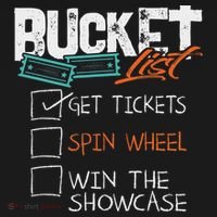Buckets List Get Tickets Spin Wheel Win Gaming Show Funny Hoodie thumb 2