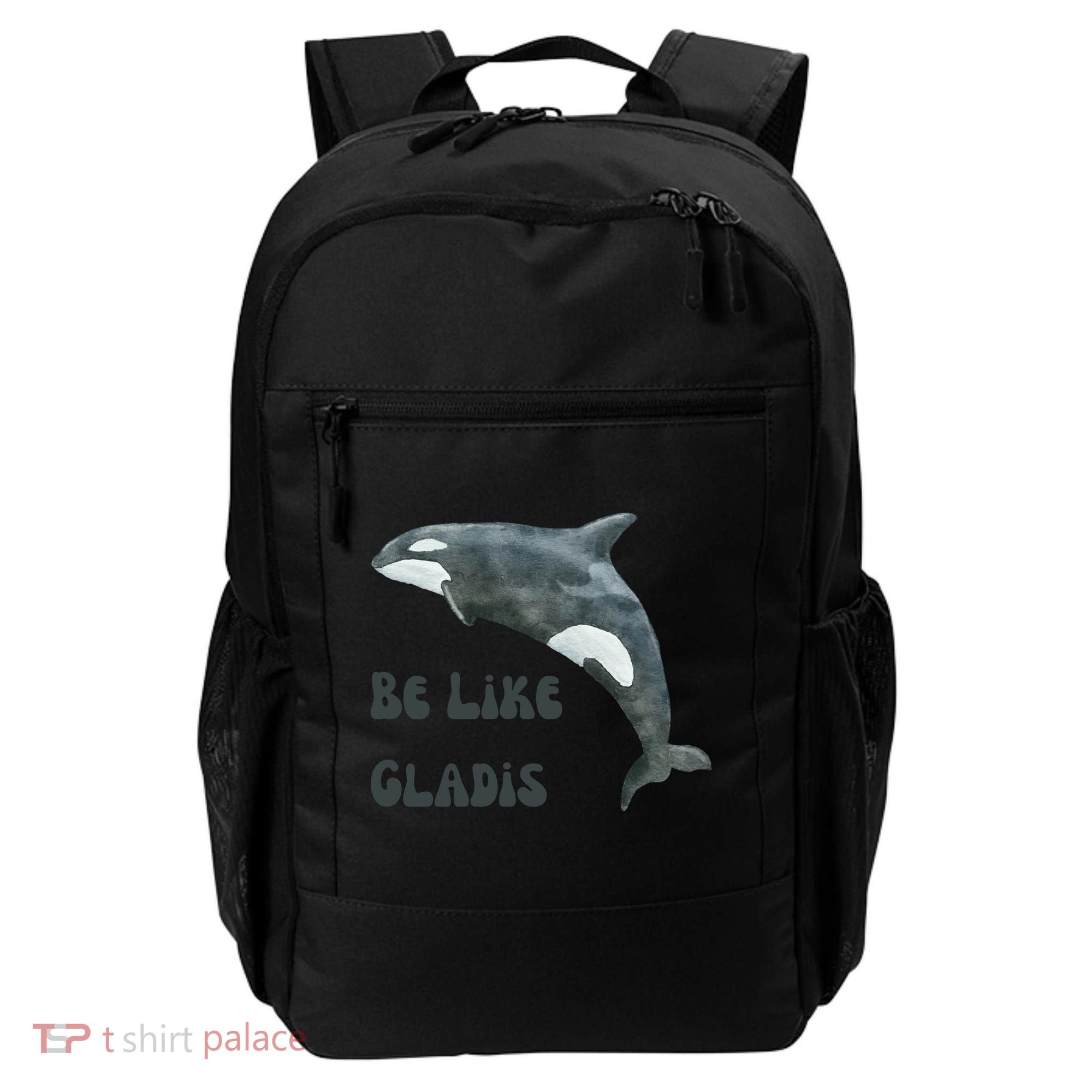 Be Like Gladis The Yacht Sinking Killer Whale Sink The Rich With White Gladys Backpack