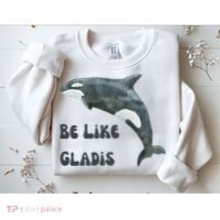 Be Like Gladis The Yacht Sinking Killer Whale Sink The Rich With White Gladys Sweatshirt thumb 2