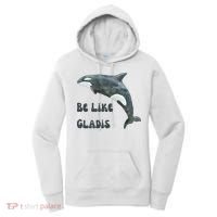 Be Like Gladis The Yacht Sinking Killer Whale Sink The Rich With White Gladys Women's Hoodie thumb 0