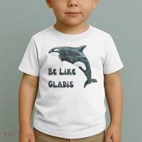 Be Like Gladis The Yacht Sinking Killer Whale Sink The Rich With White Gladys Toddler T-Shirt thumb 2