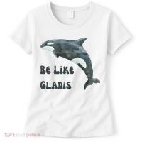 Be Like Gladis The Yacht Sinking Killer Whale Sink The Rich With White Gladys Women's T-Shirt thumb 0