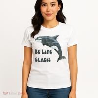 Be Like Gladis The Yacht Sinking Killer Whale Sink The Rich With White Gladys Women's T-Shirt thumb 4