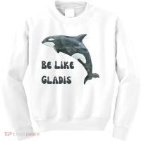 Be Like Gladis The Yacht Sinking Killer Whale Sink The Rich With White Gladys Kids Sweatshirt thumb 0