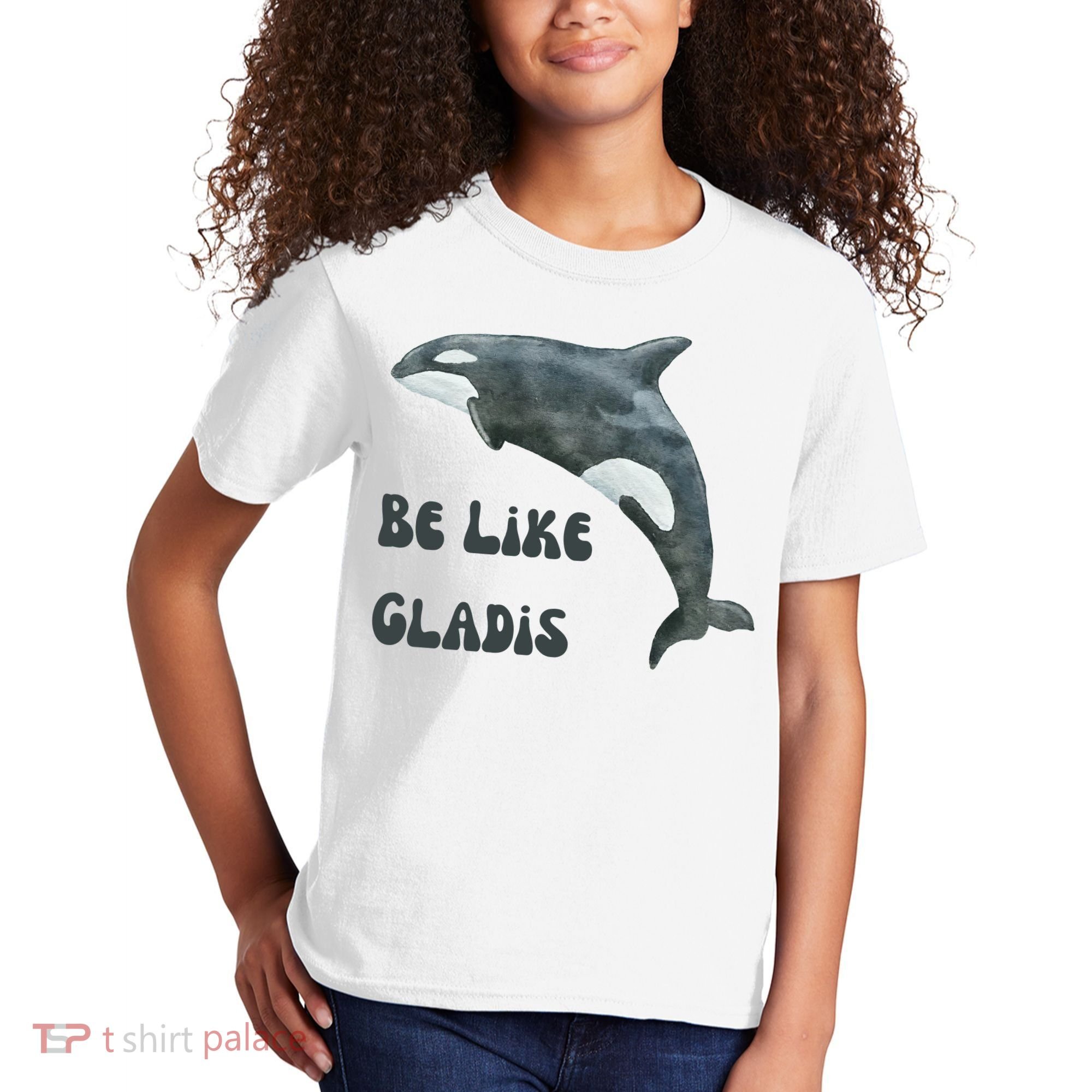 Be Like Gladis The Yacht Sinking Killer Whale Sink The Rich With White Gladys Kids T-Shirt