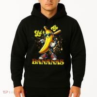 Baseball LetS Go Bananas Hoodie thumb 2