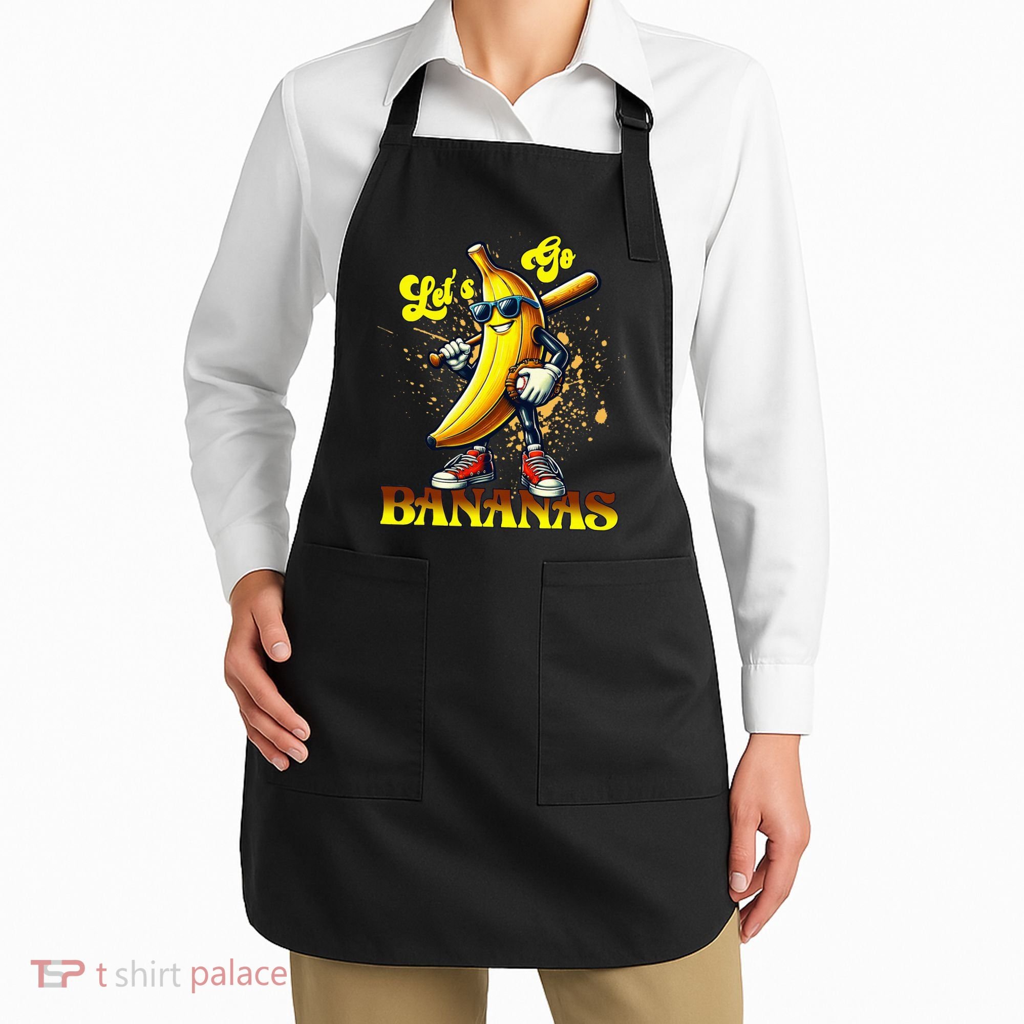 Baseball LetS Go Bananas Apron