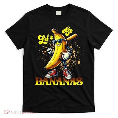 Baseball LetS Go Bananas T-Shirt