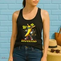 Baseball LetS Go Bananas Women's Tank Top thumb 2