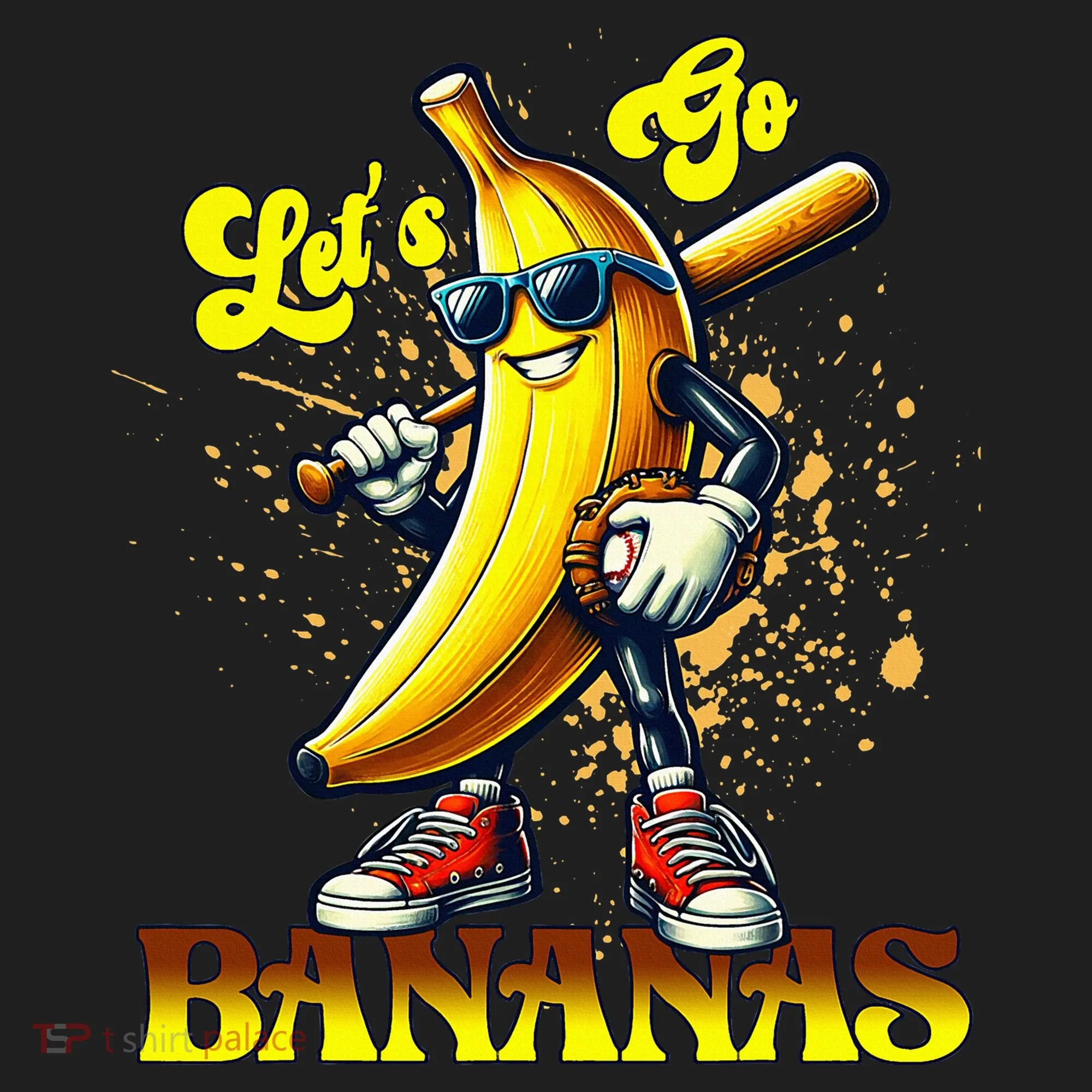 Baseball LetS Go Bananas Hat