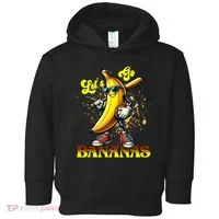 Baseball LetS Go Bananas Toddler Hoodie thumb 0