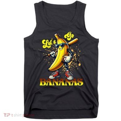 Baseball LetS Go Bananas Tank Top