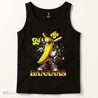 Baseball LetS Go Bananas Tank Top thumb 2