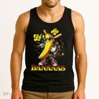 Baseball LetS Go Bananas Tank Top thumb 3