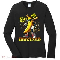 Baseball LetS Go Bananas Women's Long Sleeve Shirt thumb 0