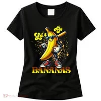 Baseball LetS Go Bananas Women's T-Shirt thumb 0