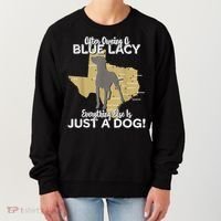 Blue Lacy Hunting Dog Texas State Dog Women's Sweatshirt thumb 0