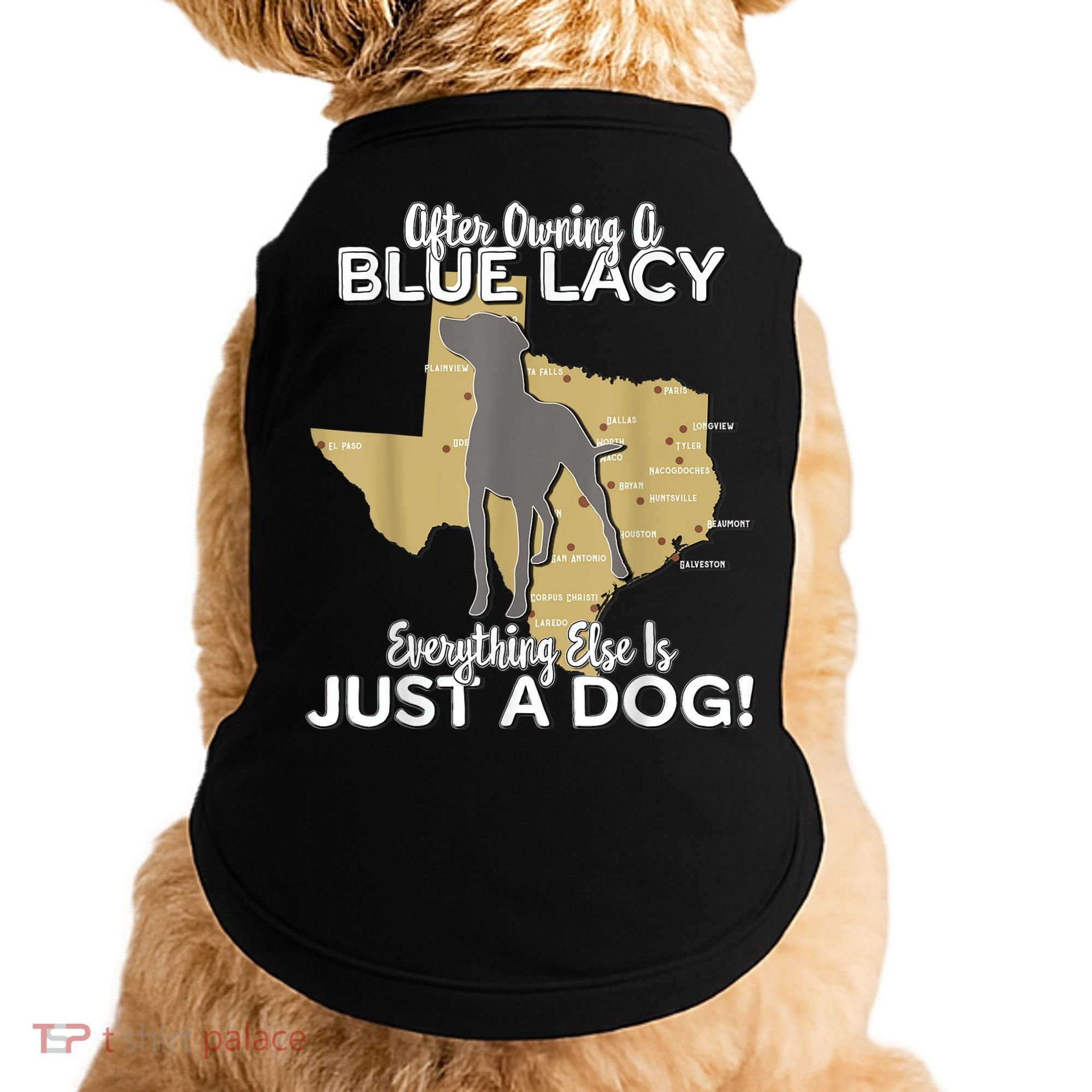 Blue Lacy Hunting Dog Texas State Dog Doggie Tank