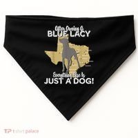 Blue Lacy Hunting Dog Texas State Dog USA-Made Doggie Bandana thumb 0