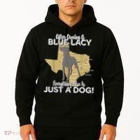 Blue Lacy Hunting Dog Texas State Dog Hoodie thumb 2