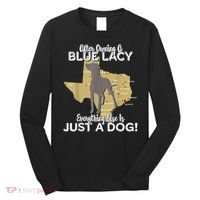 Blue Lacy Hunting Dog Texas State Dog Long Sleeve Shirt thumb 0