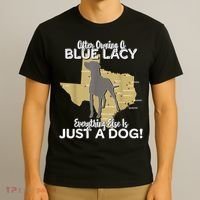 Blue Lacy Hunting Dog Texas State Dog T-Shirt thumb 3