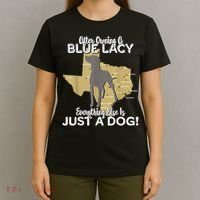 Blue Lacy Hunting Dog Texas State Dog T-Shirt thumb 4
