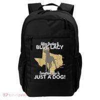 Blue Lacy Hunting Dog Texas State Dog Backpack thumb 0