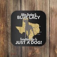 Blue Lacy Hunting Dog Texas State Dog Coaster thumb 0