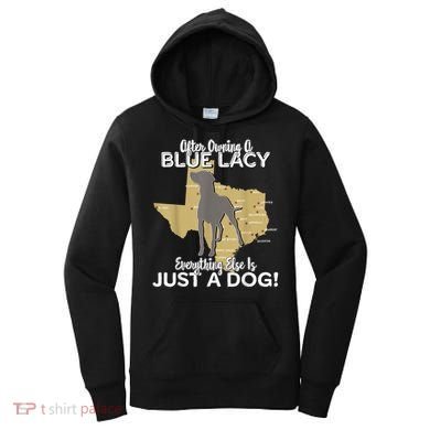 Blue Lacy Hunting Dog Texas State Dog Women's Hoodie
