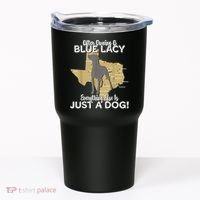 Blue Lacy Hunting Dog Texas State Dog Tumbler thumb 0