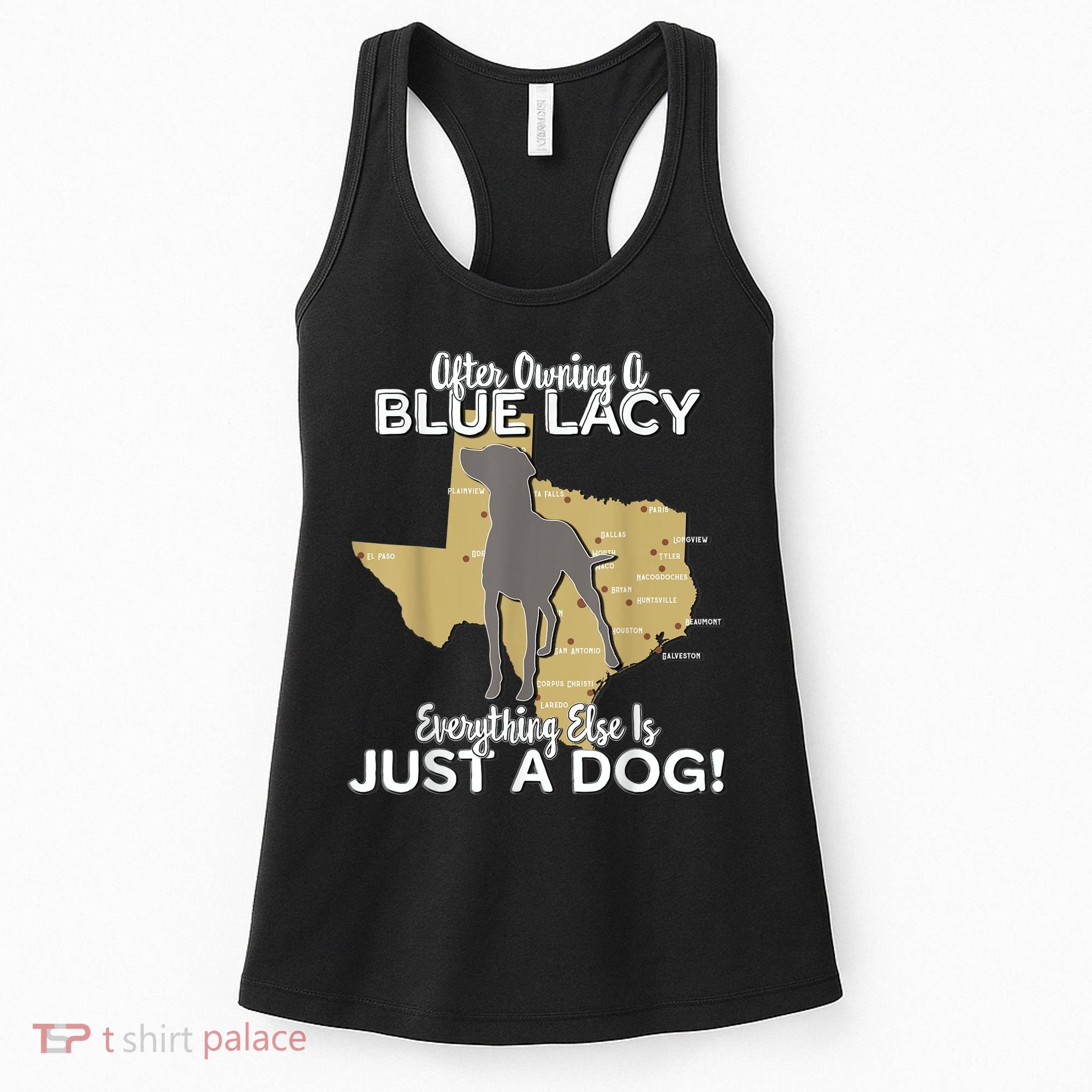 Blue Lacy Hunting Dog Texas State Dog Women's Tank Top