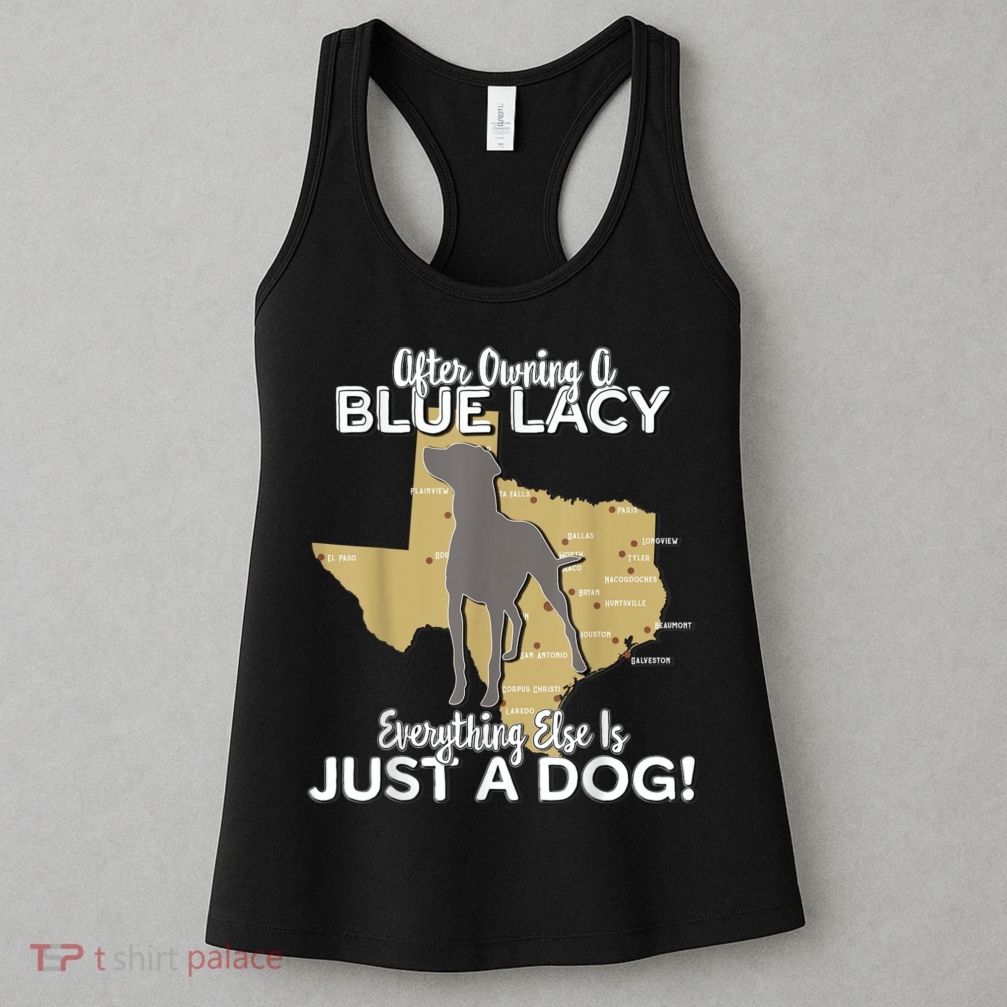 Blue Lacy Hunting Dog Texas State Dog Women's Tank Top