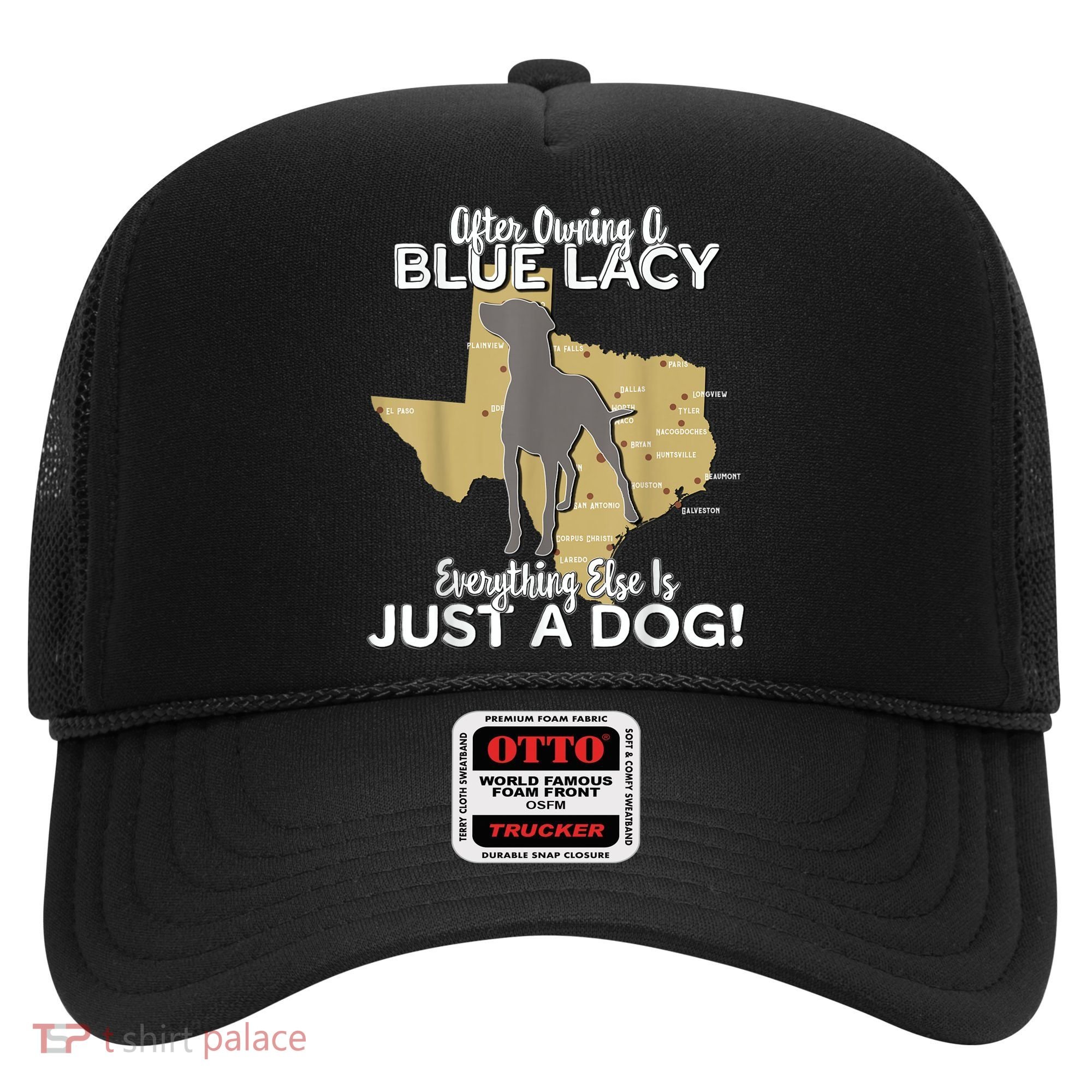 Blue Lacy Hunting Dog Texas State Dog Hat