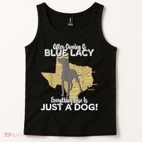 Blue Lacy Hunting Dog Texas State Dog Tank Top thumb 2