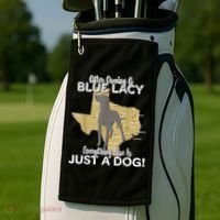 Blue Lacy Hunting Dog Texas State Dog Golf Towel thumb 2