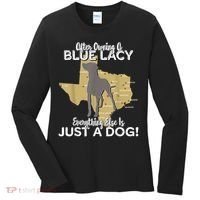 Blue Lacy Hunting Dog Texas State Dog Women's Long Sleeve Shirt thumb 0