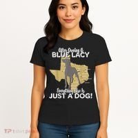 Blue Lacy Hunting Dog Texas State Dog Women's T-Shirt thumb 4