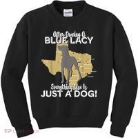 Blue Lacy Hunting Dog Texas State Dog Kids Sweatshirt thumb 0