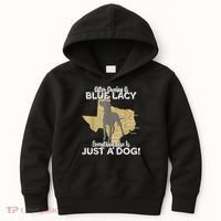 Blue Lacy Hunting Dog Texas State Dog Kids Hoodie thumb 0