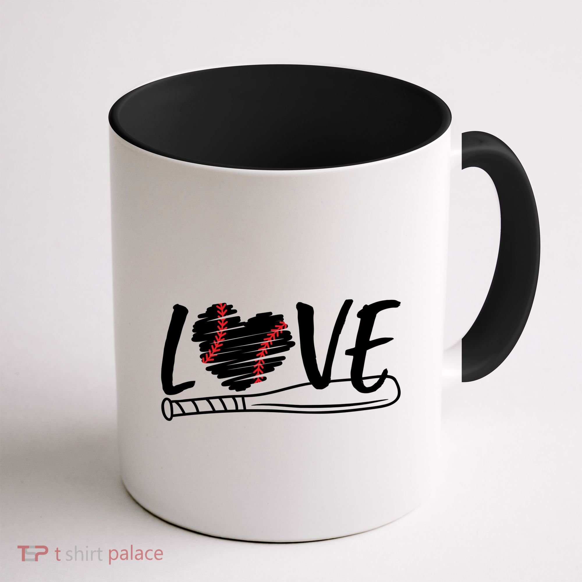 Baseball Love Heart Summer Sport Coffee Mug