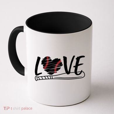 Baseball Love Heart Summer Sport Coffee Mug