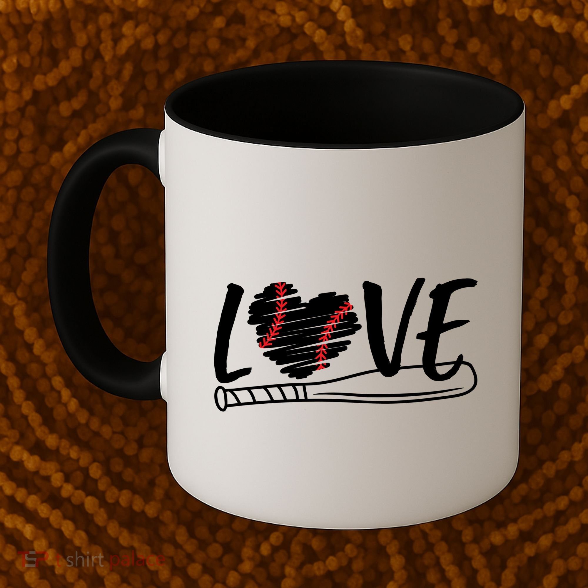 Baseball Love Heart Summer Sport Coffee Mug