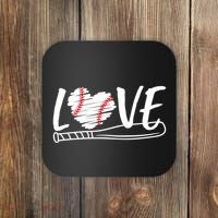 Baseball Love Heart Summer Sport Coaster thumb 0