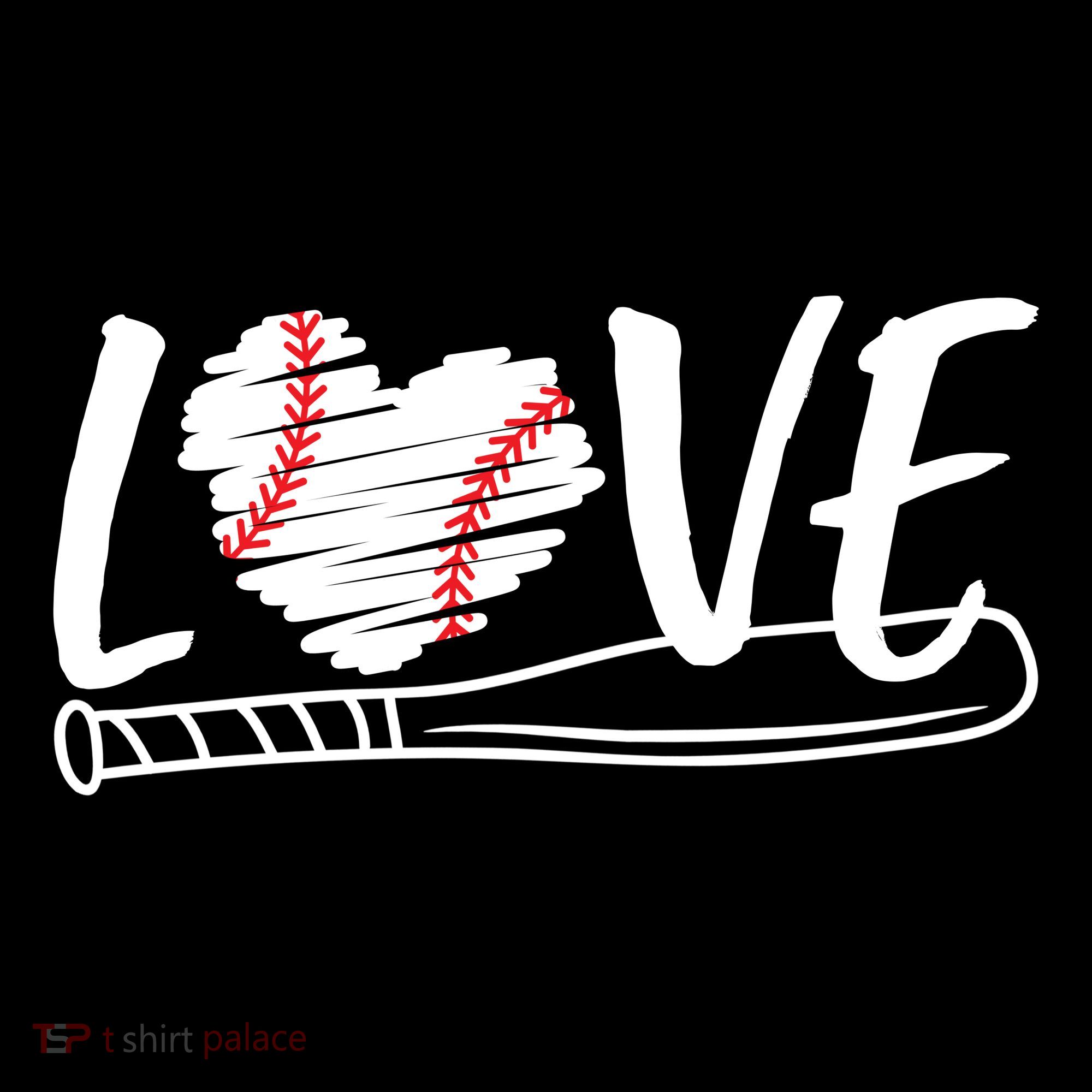 Baseball Love Heart Summer Sport Women's Hoodie