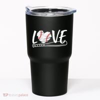 Baseball Love Heart Summer Sport Tumbler thumb 0