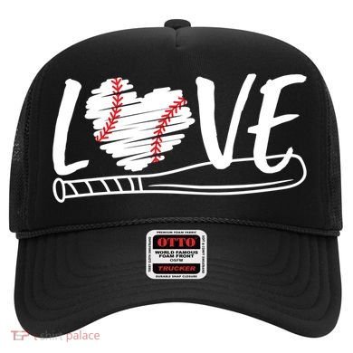 Baseball Love Heart Summer Sport Hat